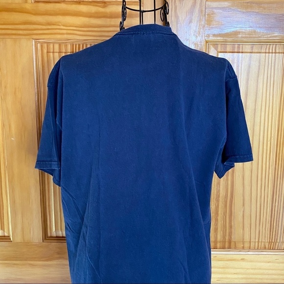 Keep Calm Play Ball Cooperstown T-shirt Navy Size Medium - Picture 4 of 10